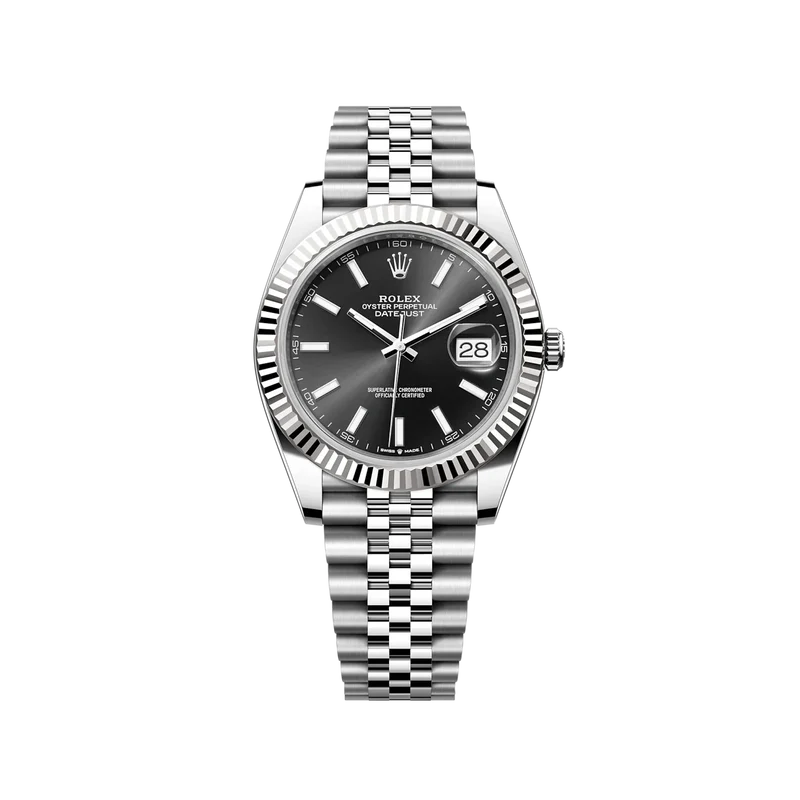 Rolex Date-Just Black stick