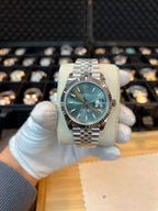 Rolex Date-Just Green motif