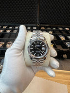 Rolex Date-Just Black stick
