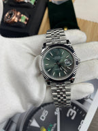 Rolex Date-Just Green motif